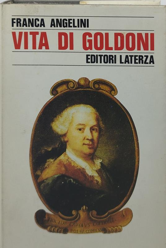 vita di goldoni - Franca Angelini - copertina