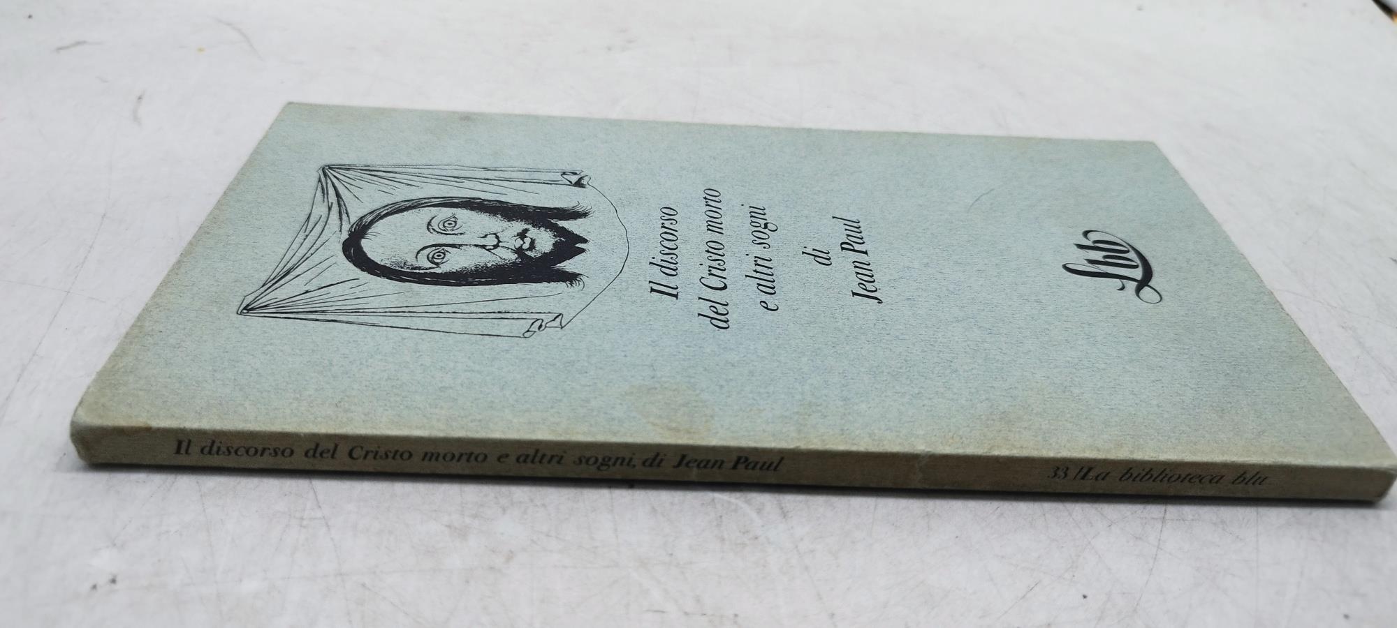 il discorso del cristo morto e altri sogni di jean paul franco maria ricci