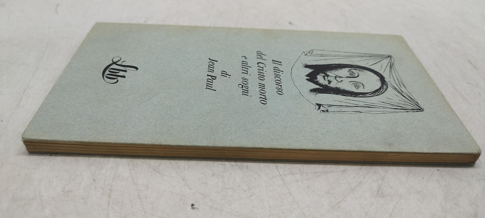 il discorso del cristo morto e altri sogni di jean paul franco maria ricci