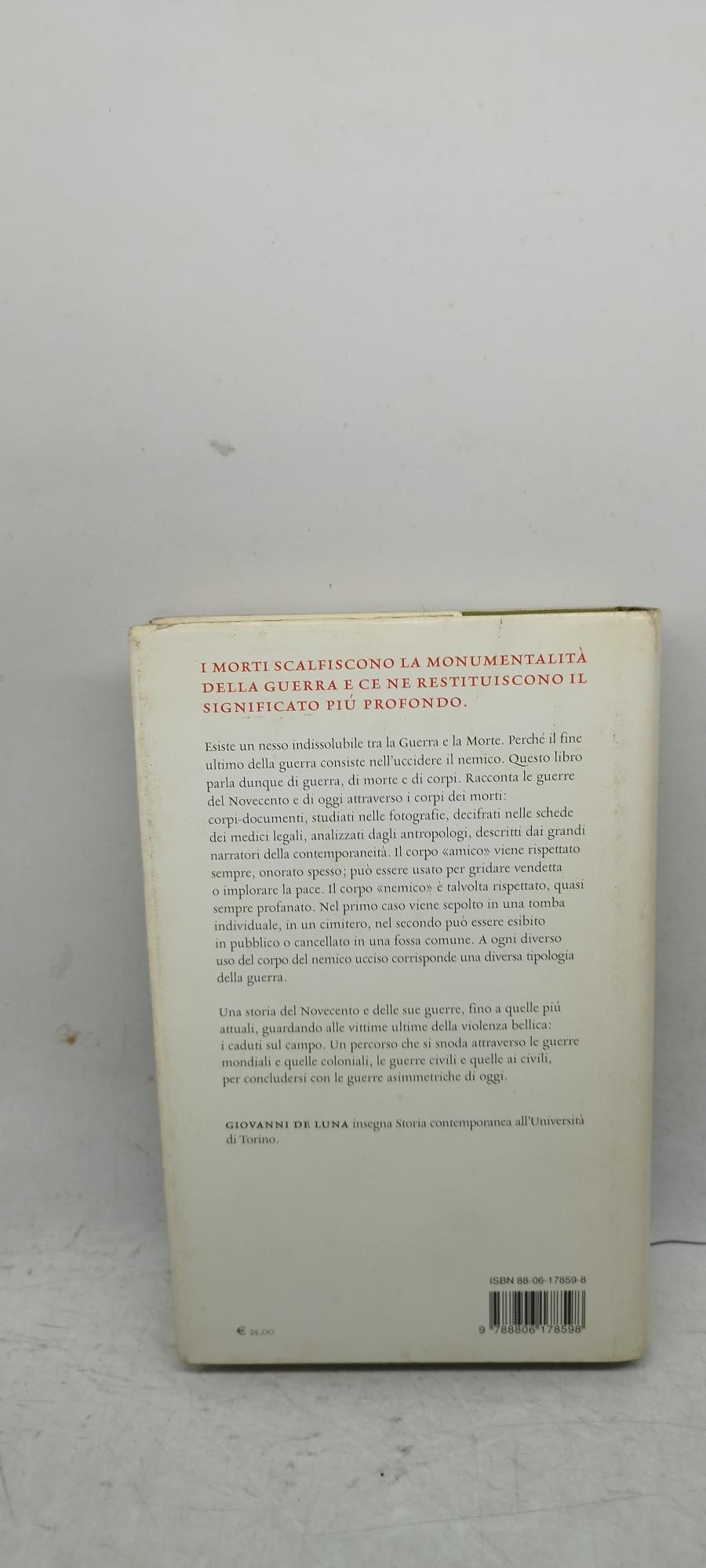 il corpo del nemico ucciso giovanni de luca