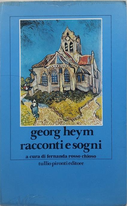 georg heym racconti e sogni - copertina