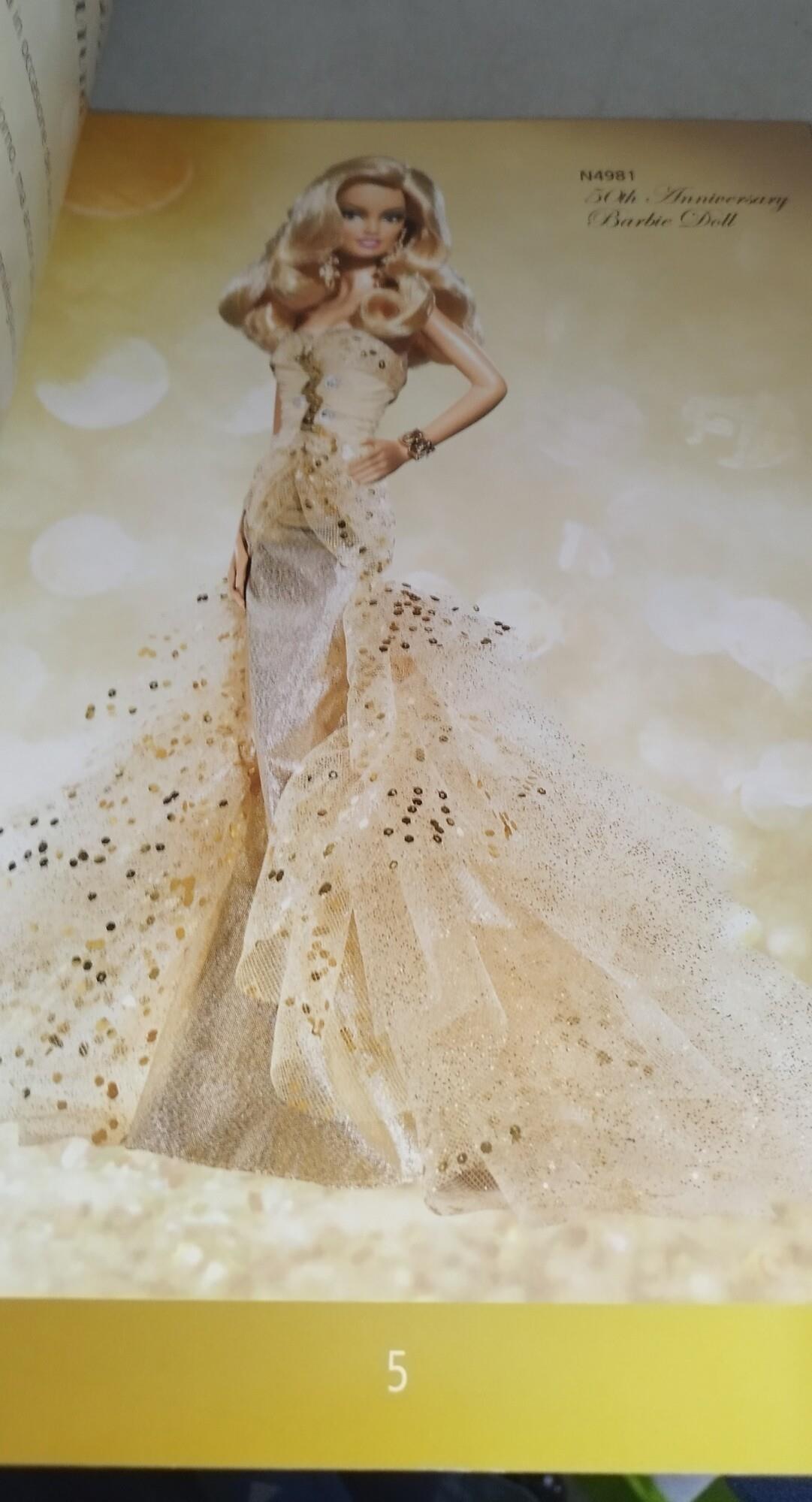 catalogo barbie 50 fiftieth anniversary primavera 2009 barbie collector mattel