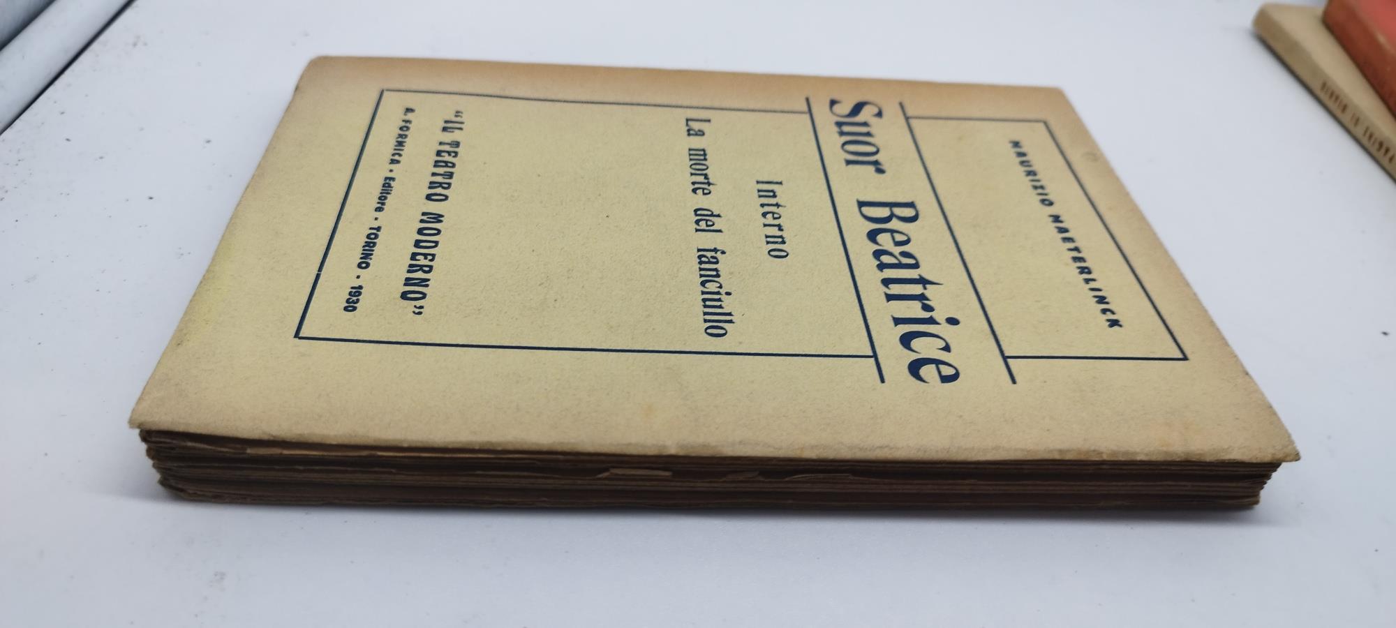 maurizio maeterlinck suor beatrice interno la morte del fanciullo