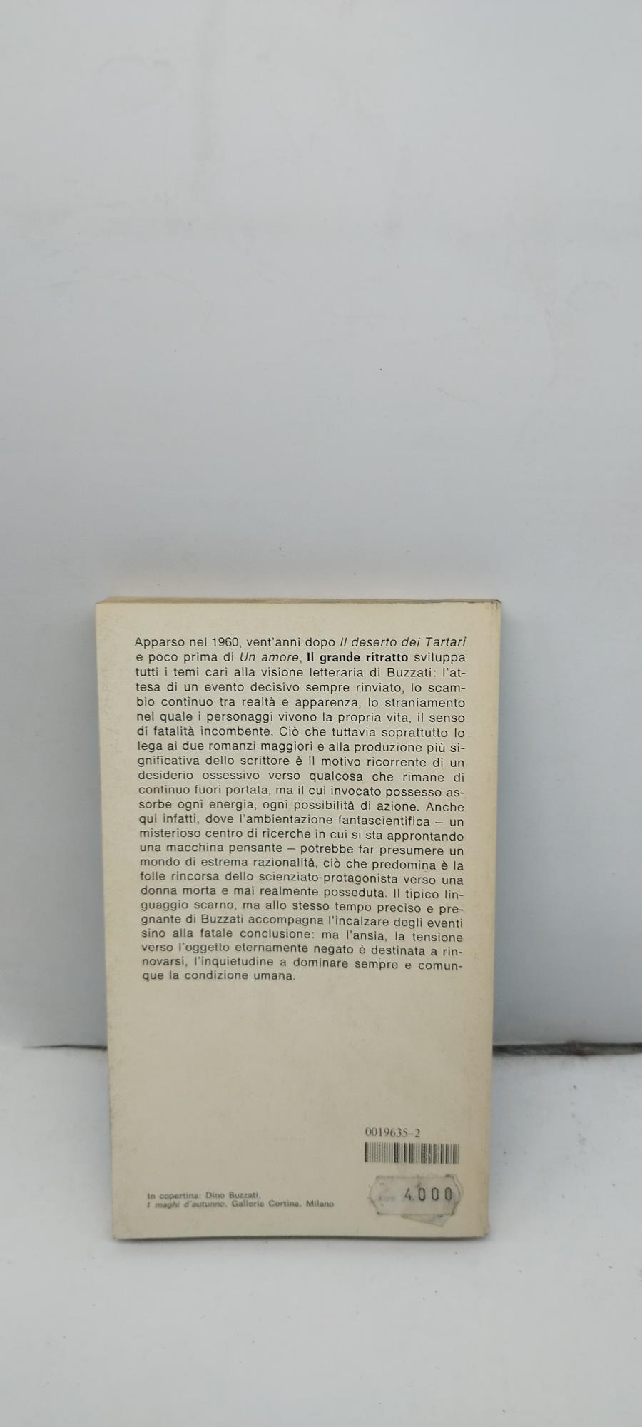 dino buzzati il grande ritratto oscar mondadori
