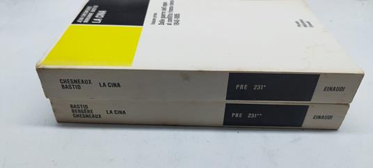 La Cina. 2 volumi - M. Bastid, M.C. Berger, J. Chesneaux - copertina