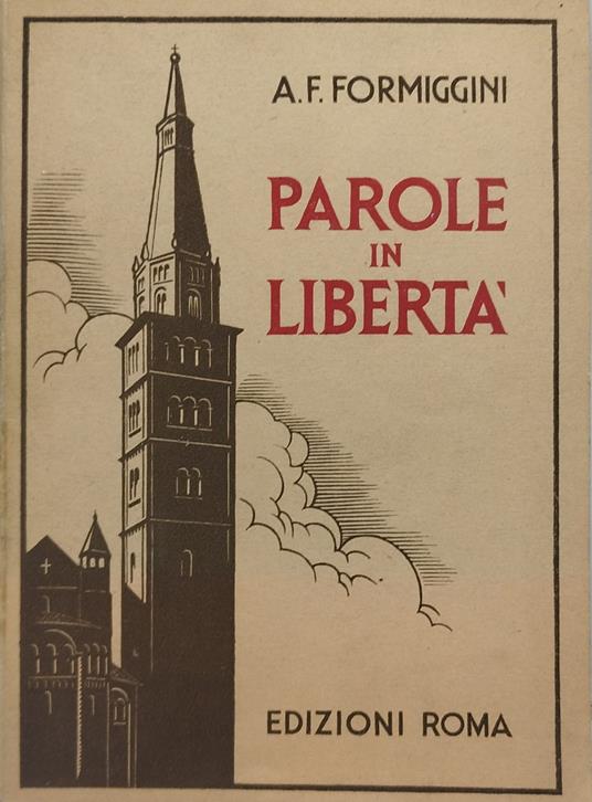 parole in libertà a.f.formiggini - copertina