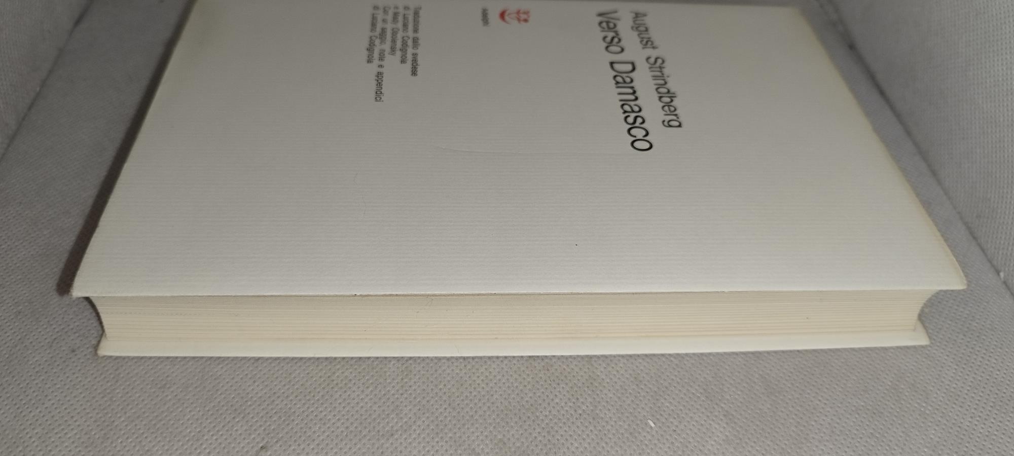 august strindberg verso damasco adelphi