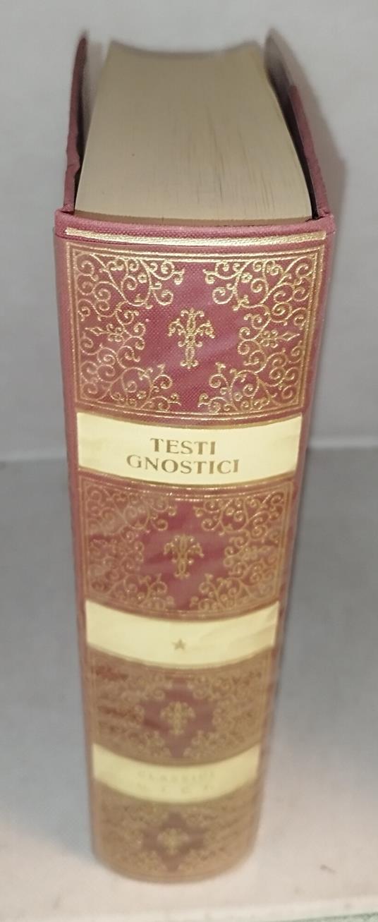 testi gnostici classici utet - Luigi Moraldi - copertina