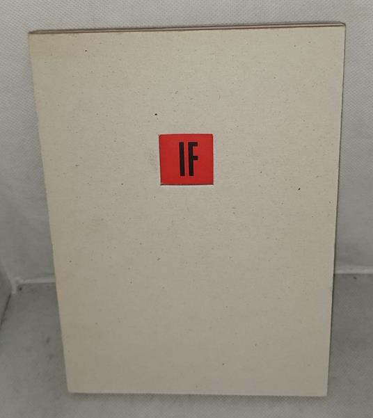 IF OF FO FI . Libro d'artista dedicato a Goffredo. Con 30 tavole tutte a doppia pagina a colori - copertina