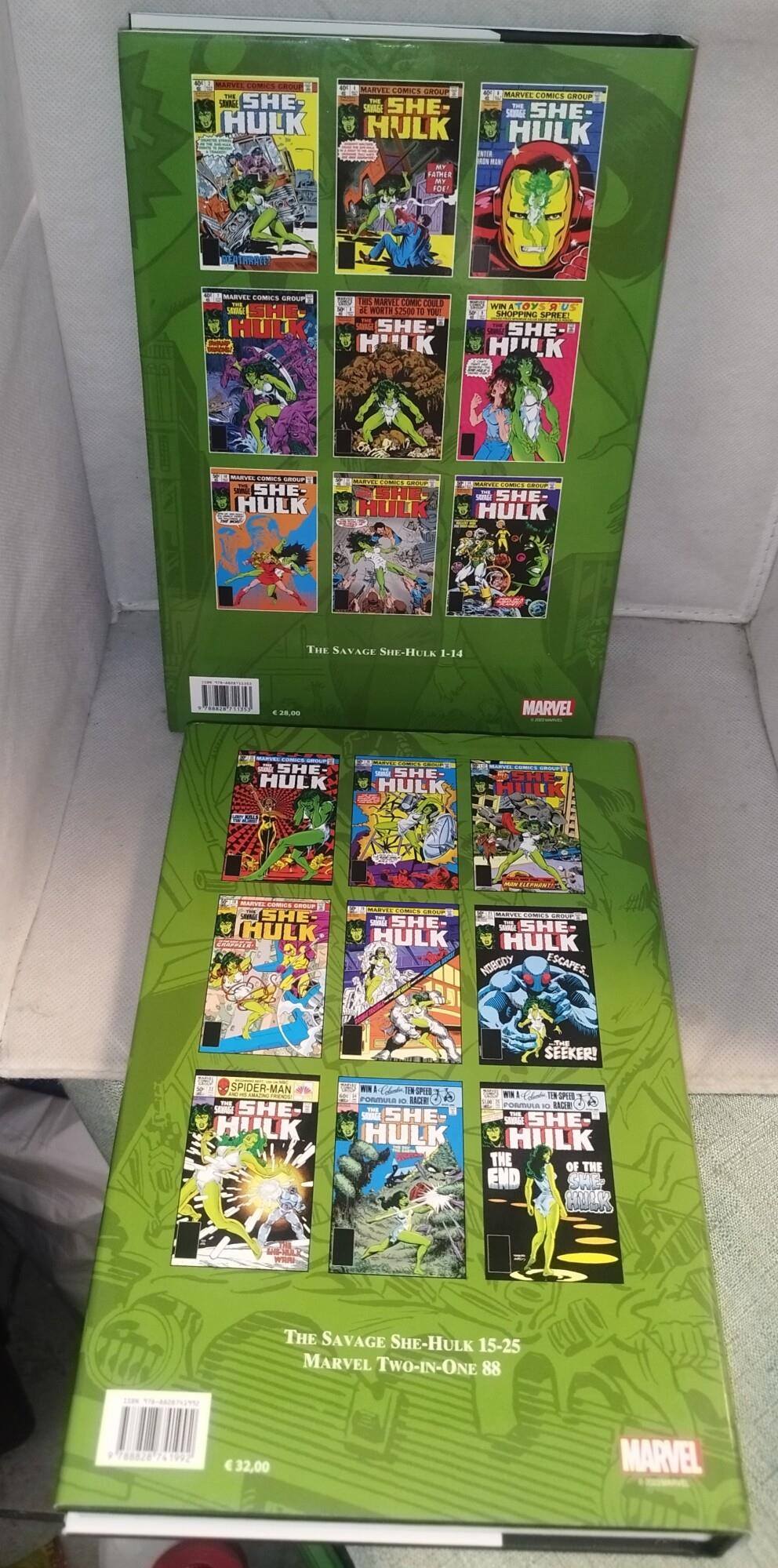 marvel masterwroks la selvaggia she hulk numero 1 -2 panini