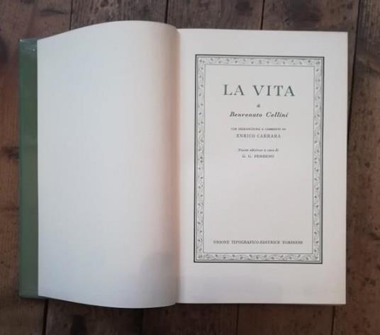 La Vita - Benvenuto Cellini - copertina