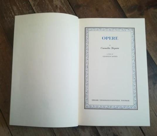 Opere - Cornelio Nepote - copertina