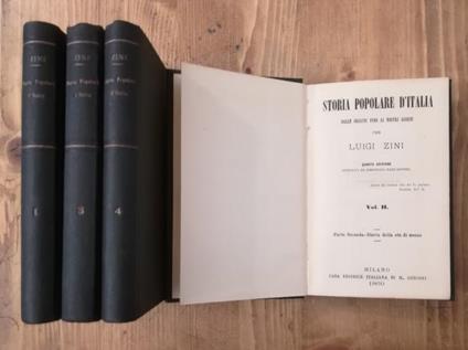 Storia Popolare D'Italia - Luigi Zini - copertina