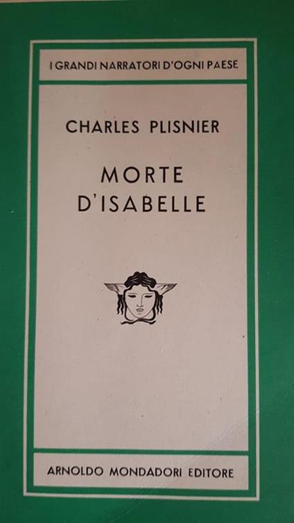 Morte D' Isabelle - Charles Plisnier - copertina