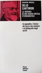 Delio Cantimori : la ricerca di una nuova critica storiografica
