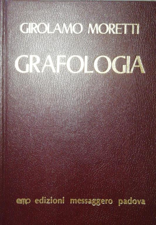 Grafologia - Girolamo Moretti - copertina