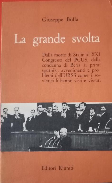 La grande svolta - Giuseppe Boffa - copertina