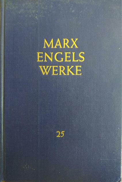 Das Kapital. Kritik Der Politischen Okonomie - Karl Marx - copertina