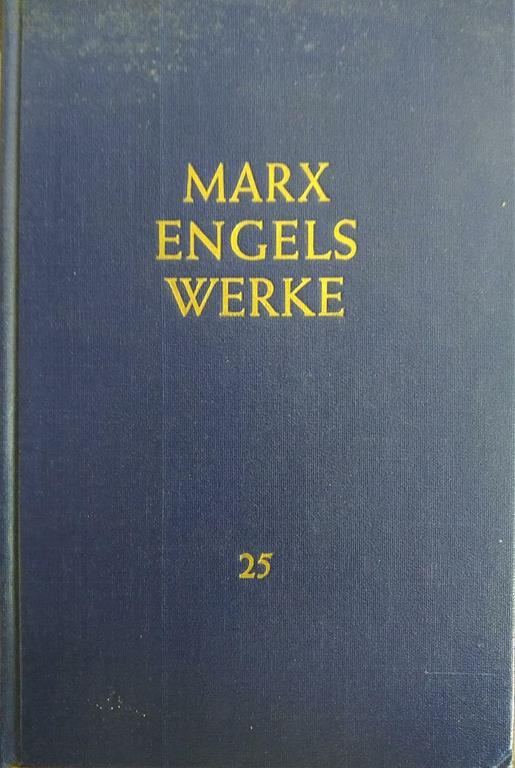 Das Kapital. Kritik Der Politischen Okonomie - Karl Marx - copertina