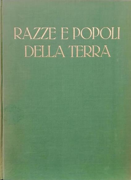Le Razze E I Popoli Della Terra - Renato Biasutti - copertina