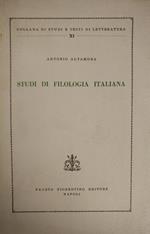 Studi Di Filologia Italiana