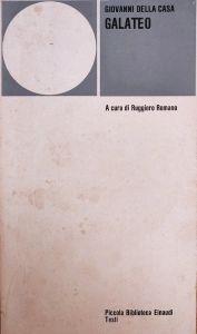 Galateo - Giovanni Della Casa - copertina