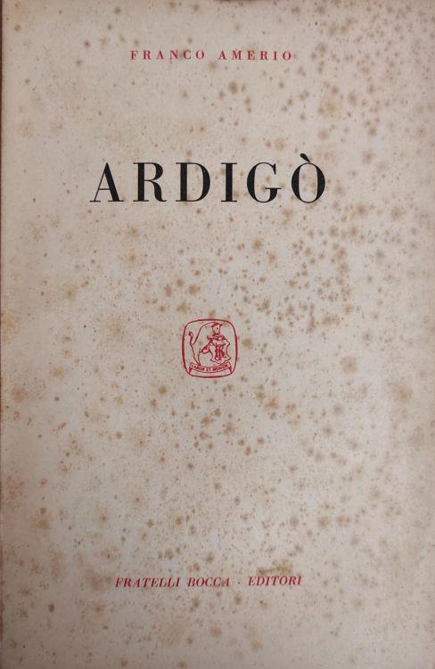 Ardigò - Franco Amerio - copertina
