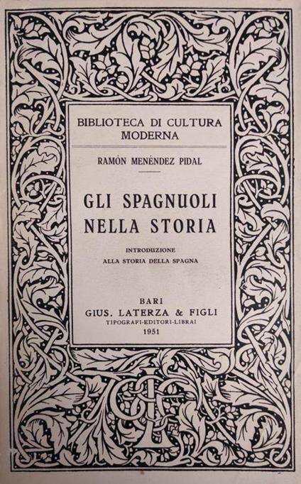 Gli Spagnoli Nella Storia - copertina