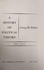 A History Of Political Theory