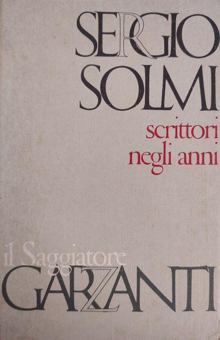 Scrittori Negli Anni - Sergio Solmi - copertina
