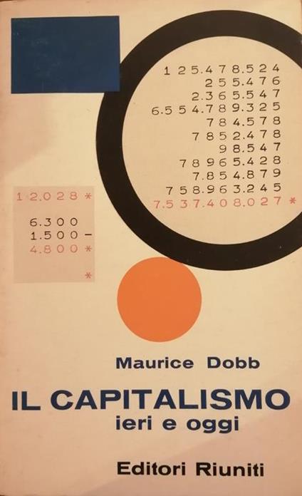 Il Capitalismo Ieri E Oggi - Maurice Dobb - copertina