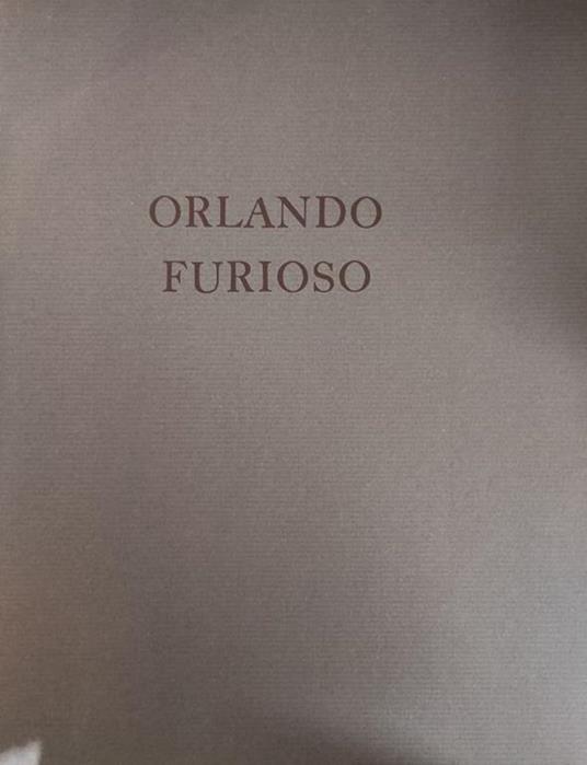 Orlando Furioso - Ludovico Ariosto - copertina