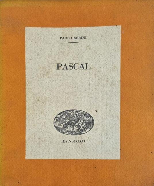Pascal - Paolo Serini - copertina