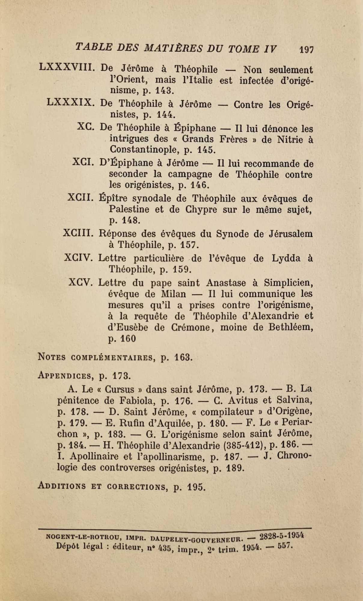 Lettres tome IV