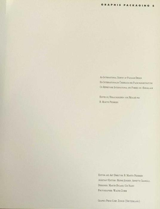 Graphis Packaging 5 - copertina