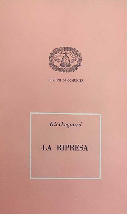 La Ripresa - Sören Kierkegaard - copertina