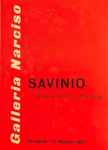 Savinio - copertina