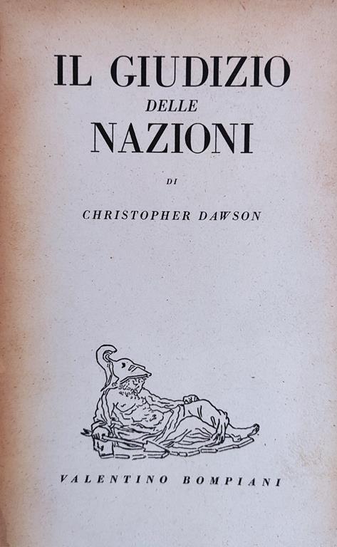 Il Giudizio Delle Nazioni - Christopher Dawson - copertina