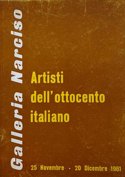 Artisti Dell'Ottocento Italiano - copertina