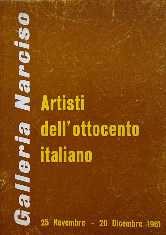 Artisti Dell'Ottocento Italiano - copertina