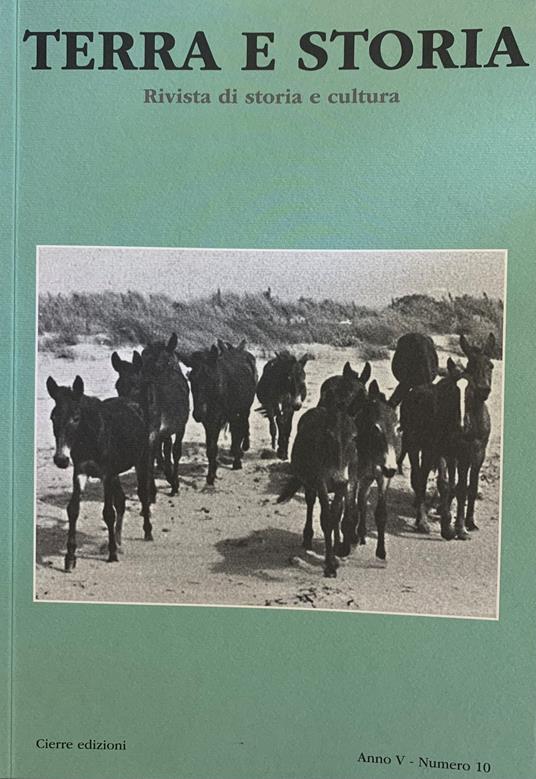 Terra E Storia. Rivista Di Storia E Cultura - copertina