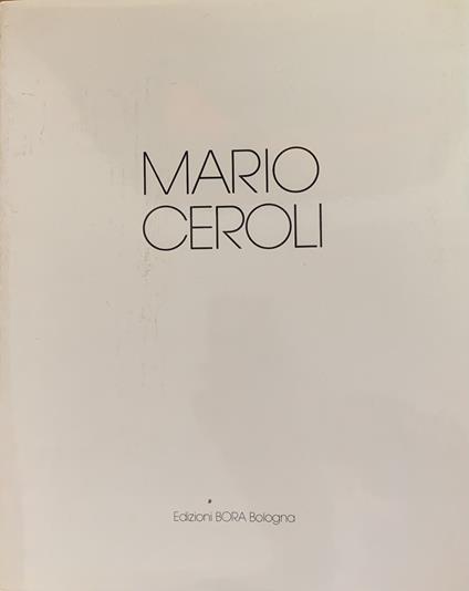 Mario Ceroli - copertina