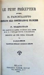 Le Petit Precepteur Ovvero Il Fangiulletto Iniziato Alla Conversazione Francese