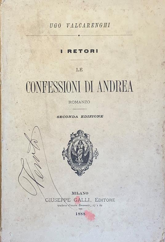 Le Confessioni Di Andrea - copertina