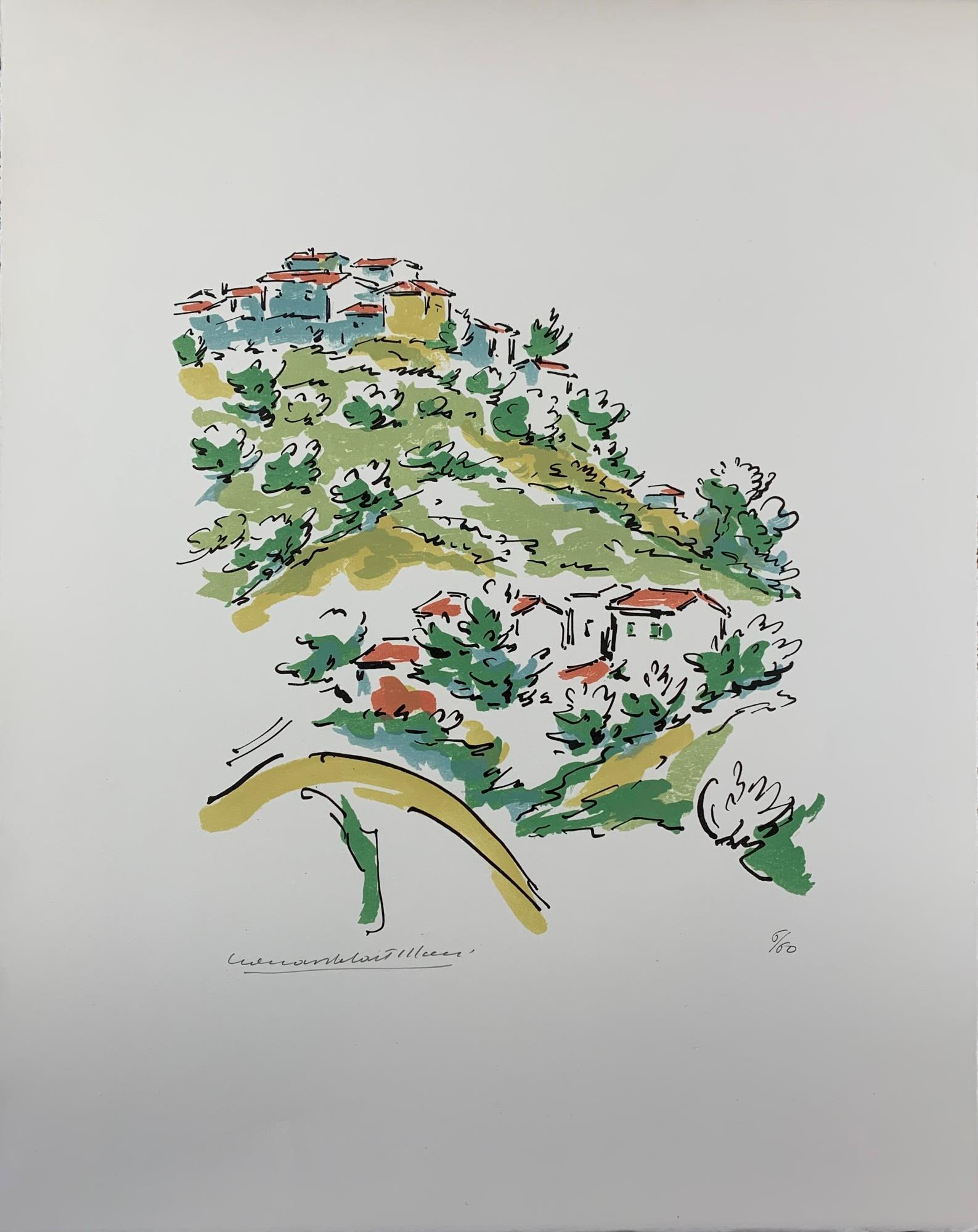 Incontri Paesi. Cinque Litografie Ed Uno Scritto Di Leonardo Castellani