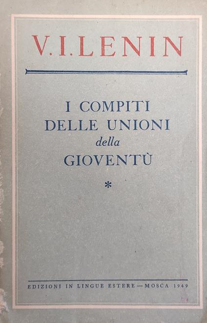 Compiti Delle Unioni Della Gioventu' - copertina