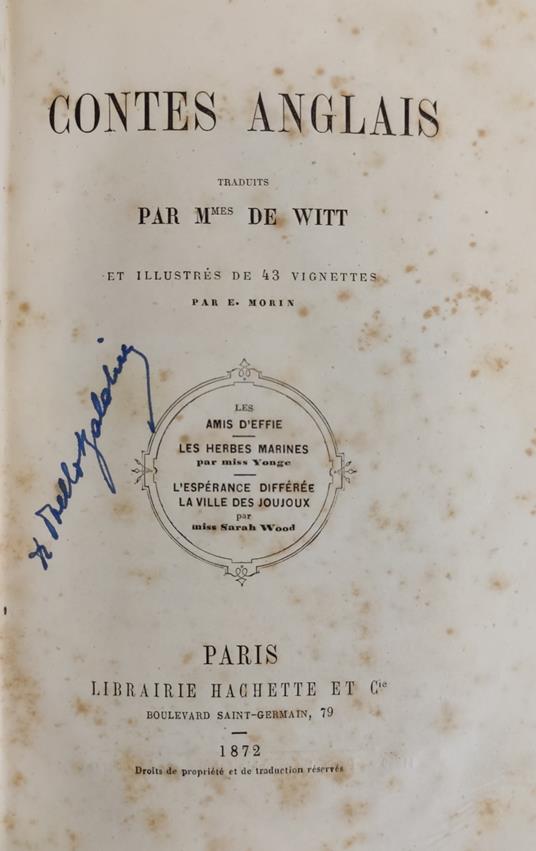 Contes Anglais - copertina