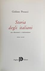 Storia Degli Italiani Con Documenti E Testimonianze