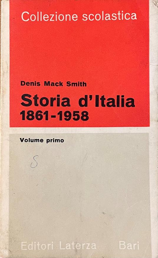 Storia D'Italia. 1861-1958 - Denis Mack Smith - copertina