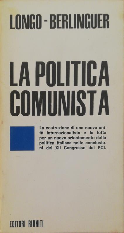 La Politica Comunista - copertina